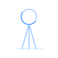 Furniture Floor Lamps Superloon Led Floor Lamp Outline Drawing Svg Vector, Free Vectors File
